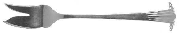 Georgian Scroll (Sterling, 1900) Short Handle Pickle/Olive Fork