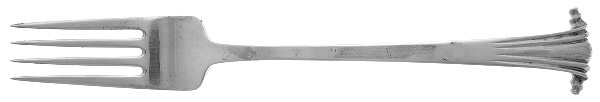 Georgian Scroll (Sterling, 1900) Fork