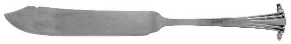 Georgian Scroll (Sterling, 1900) Individual Solid Fish Knife
