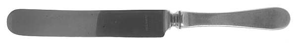 Sterling Flatware Old French Hollow Knife with Bolster