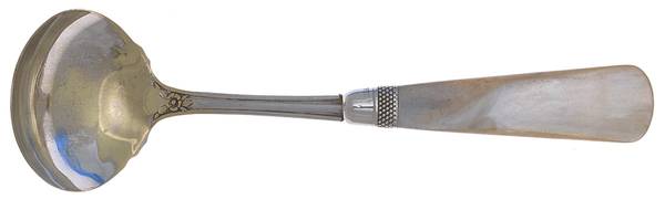 Flatware (Sterling Bolster) Pearl Handle Cream Ladle