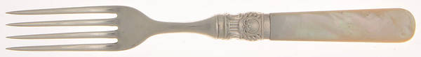 Flatware (Sterling Bolster) Pearl Handle Fork