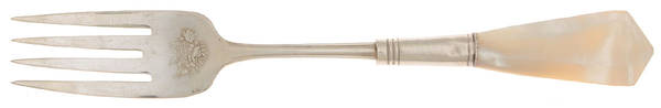 Flatware (Sterling Bolster) Pearl Handle Individual Dessert Fork