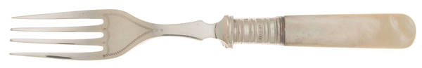 Flatware (Sterling Bolster) Pearl Handle Individual Dessert Fork