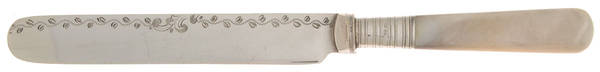 Flatware (Sterling Bolster) Pearl Handle Breakfast Knife