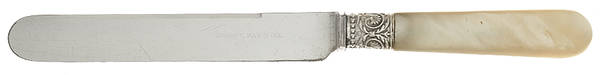 Flatware (Sterling Bolster) Pearl Handle Individual Dessert Knife