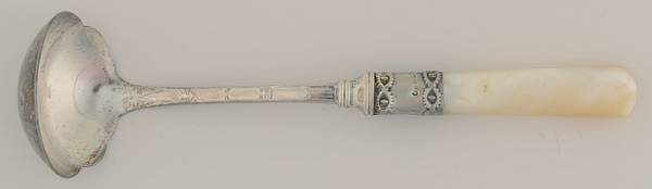 Flatware (Sterling Bolster) Pearl Handle Cream Ladle