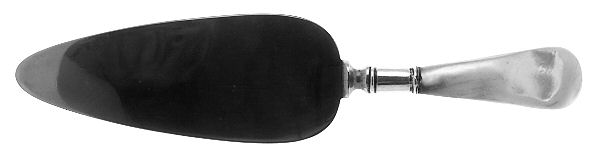 Flatware (Sterling Bolster) Pearl Handle Pie Server