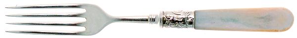Flatware (Sterling Bolster) Pearl Handle Fork