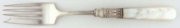 Flatware (Sterling Bolster) Pearl Handle Individual Salad Fork