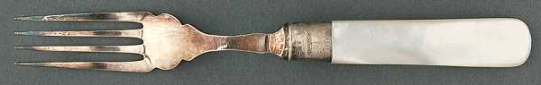 Flatware (Sterling Bolster) Pearl Handle Individual Pie Fork