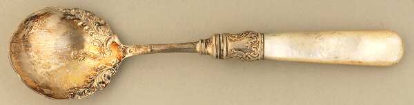 Flatware (Sterling Bolster) Pearl Handle Sugar Spoon