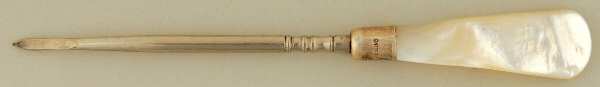 Flatware (Sterling Bolster) Pearl Handle Nut Pick