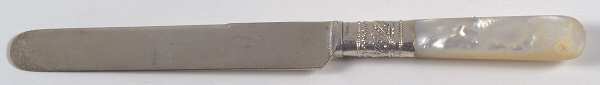 Flatware (Sterling Bolster) Pearl Handle Breakfast Knife