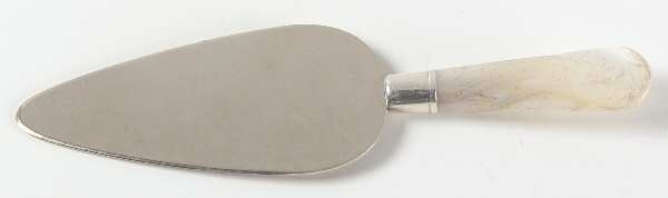 Flatware (Sterling Bolster) Pearl Handle Cheese Server