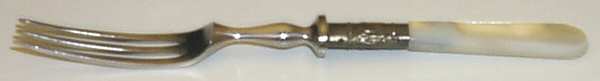 Flatware (Sterling Bolster) Pearl Handle Individual Fruit Fork