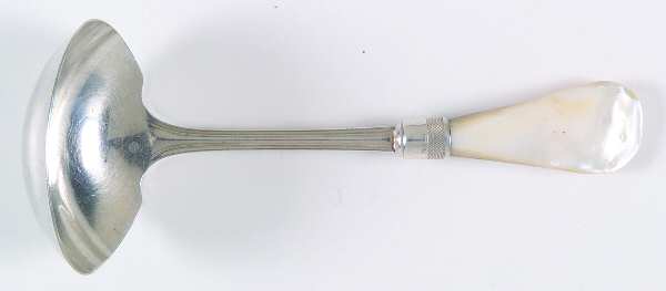 Flatware (Sterling Bolster) Pearl Handle Gravy Ladle