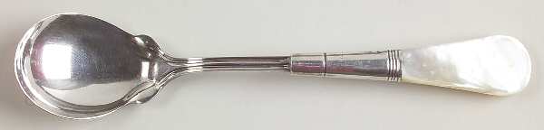 Flatware (Sterling Bolster) Pearl Handle Sugar Spoon