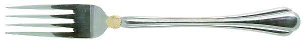 Golden Artesia (Stainless, Gold Accent) Fork