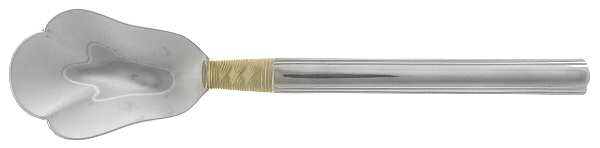 Golden Crossroads (Stainless, Gold Accent) Sugar Shell Spoon