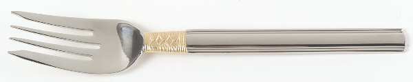 Golden Crossroads (Stainless, Gold Accent) Individual Salad Fork