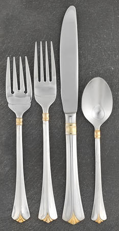 Golden Ellington 4 Piece Place Setting
