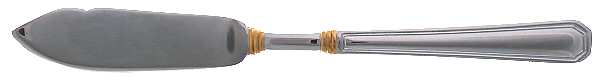 Golden Providence (Stainless, Gold Accent) Flat Handle Master Butter Knife