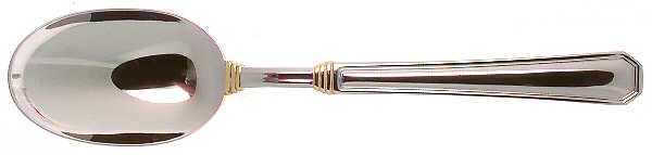 Golden Providence (Stainless, Gold Accent) Tablespoon (Serving Spoon) by Pfaltzgraff