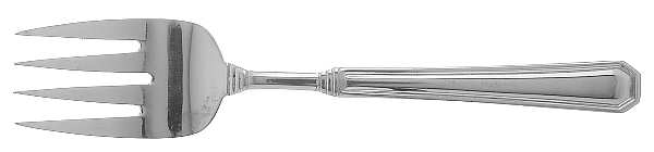 Providence (Stainless, Glossy) Medium Solid Cold Meat Serving Fork