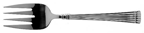 Schematics (Stainless) Medium Solid Cold Meat Serving Fork