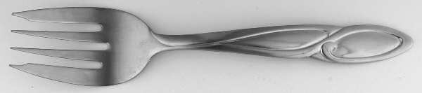 Whirlwind Medium Solid Cold Meat Serving Fork