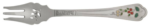 Winterberry (Stainless) Pickle Fork Pierced with Short Handle HC