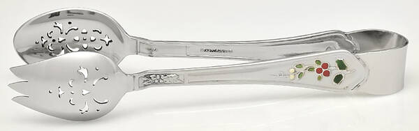 Winterberry (Stainless) Ice Serving Tongs Small HC