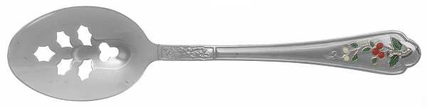 Winterberry (Stainless) Pierced Tablespoon (Serving Spoon)