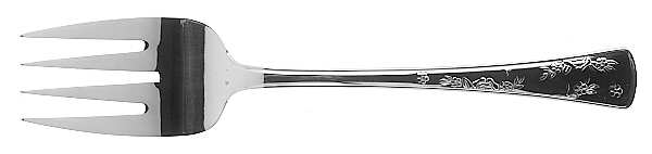 Wyndham (Stainless) Medium Solid Cold Meat Serving Fork