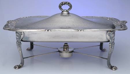 Beau Regande (Silverplate, Hollowware) Buffet Server & Lid with Burner