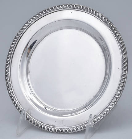 Georgian (Silverplate, Hollowware) Silverplate Salad Plate