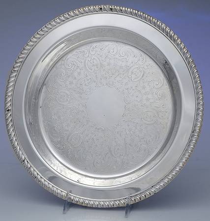 Georgian (Silverplate, Hollowware) Silverplate Pie Plate
