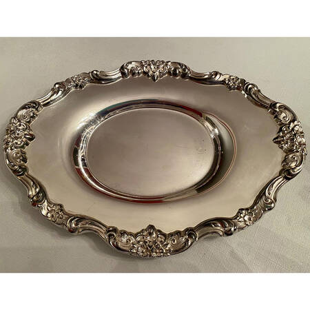 Lancaster Rose (Silverplate, Hollowware) Underplate for Gravy Boat