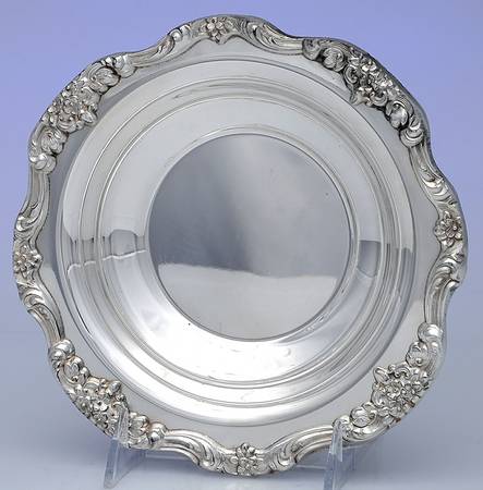 Lancaster Rose (Silverplate, Hollowware) Silverplate Wine Coaster