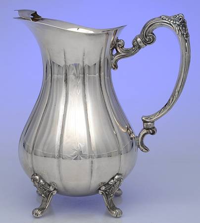 Lancaster Rose (Silverplate, Hollowware) Ice Lip Water Pitcher