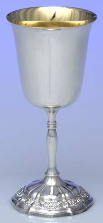 Lancaster Rose (Silverplate, Hollowware) Water Goblet