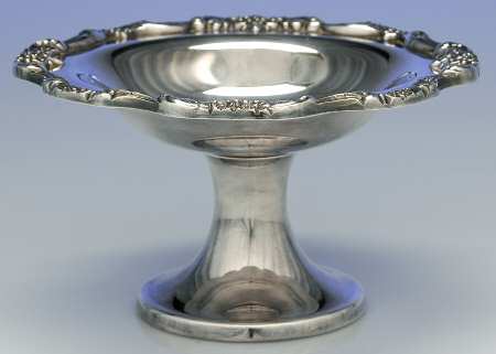 Lancaster Rose (Silverplate, Hollowware) Small Silverplate Compote