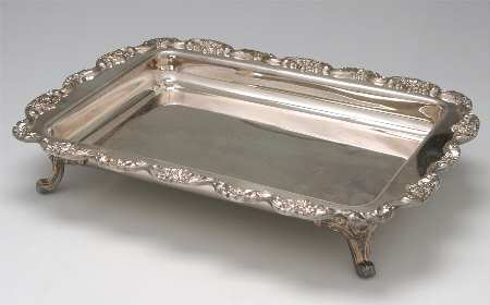 Lancaster Rose (Silverplate, Hollowware) Bake & Serve Buffet Dish with No Liner