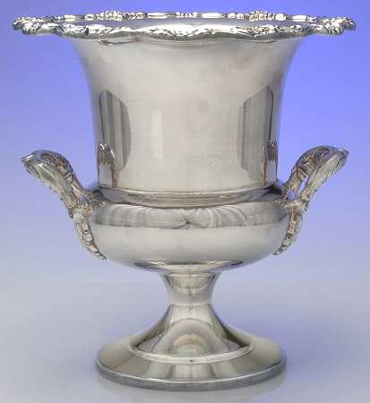 Lancaster Rose (Silverplate, Hollowware) Champagne/Wine Cooler