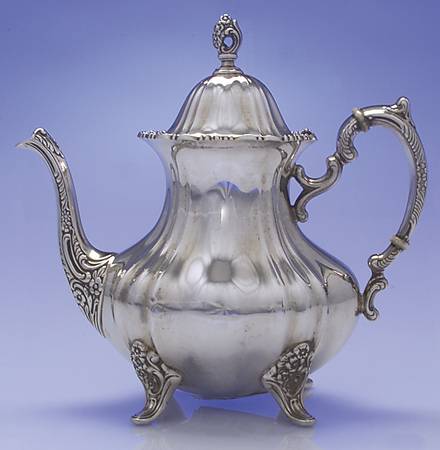Lancaster Rose (Sterling, Hollowware) Teapot