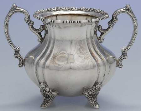 Lancaster Rose (Sterling, Hollowware) Sugar Bowl No Lid