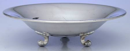 Silverplate Hollowware 12" Fruit Serving Bowl