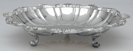 Old English (Silverplate, Hollowware) Silverplate Shell Bon Bon Bowl