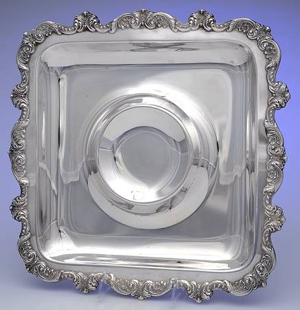 Old English (Silverplate, Hollowware) Shrimp and Dip Server